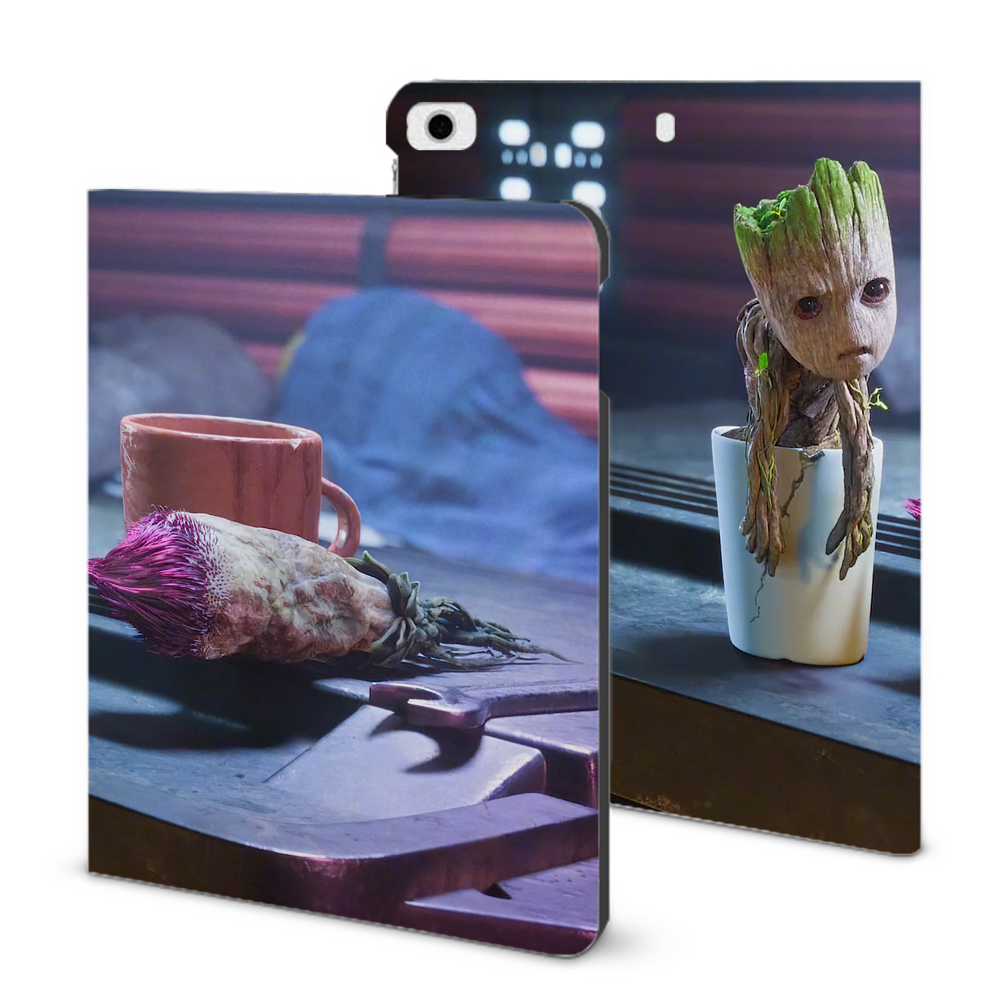 （画像用） アベンジャーズ The Avengers IPad ケース ブック型 PUレザー TPU 耐衝撃 軽量 薄型 ペン収納なし 全面保護 IPad 各モデル対応
